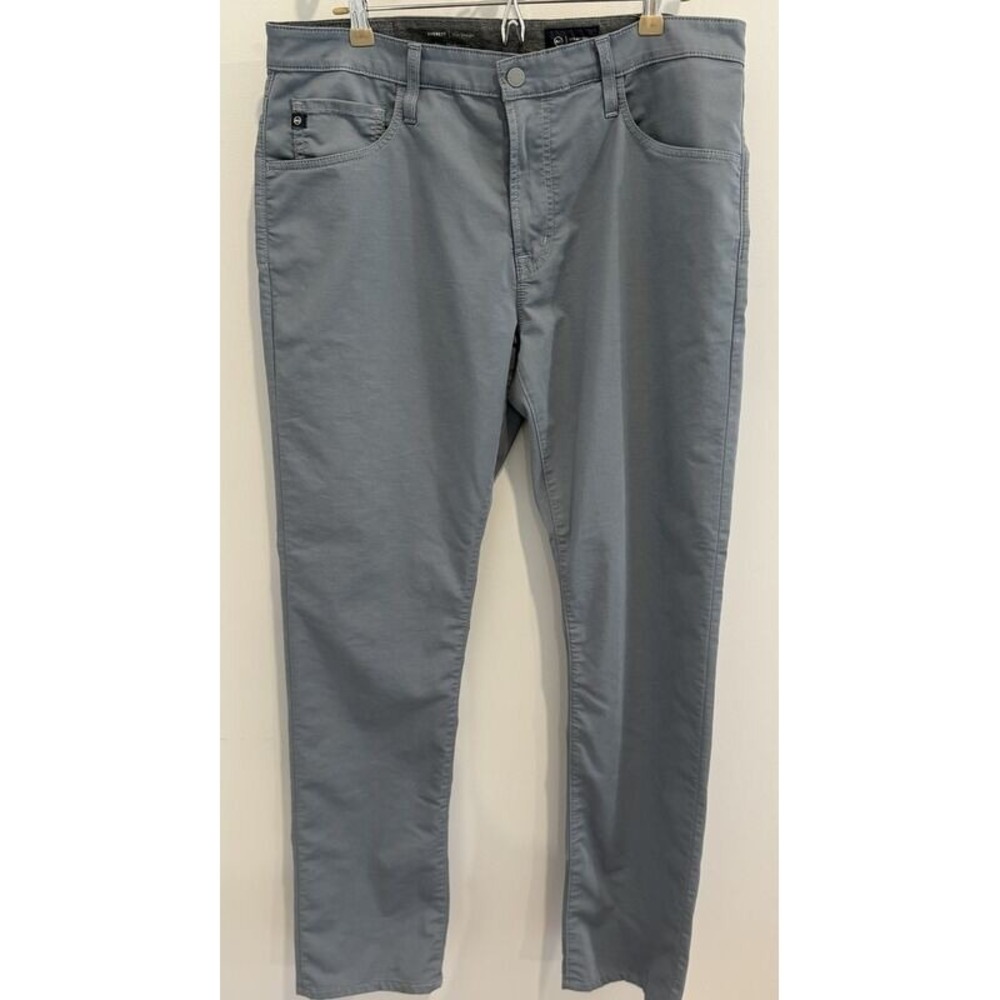 Adriano Goldschmied AG Mens Everett Slim Straight Pants Dusty‎ Blue Size 36x34